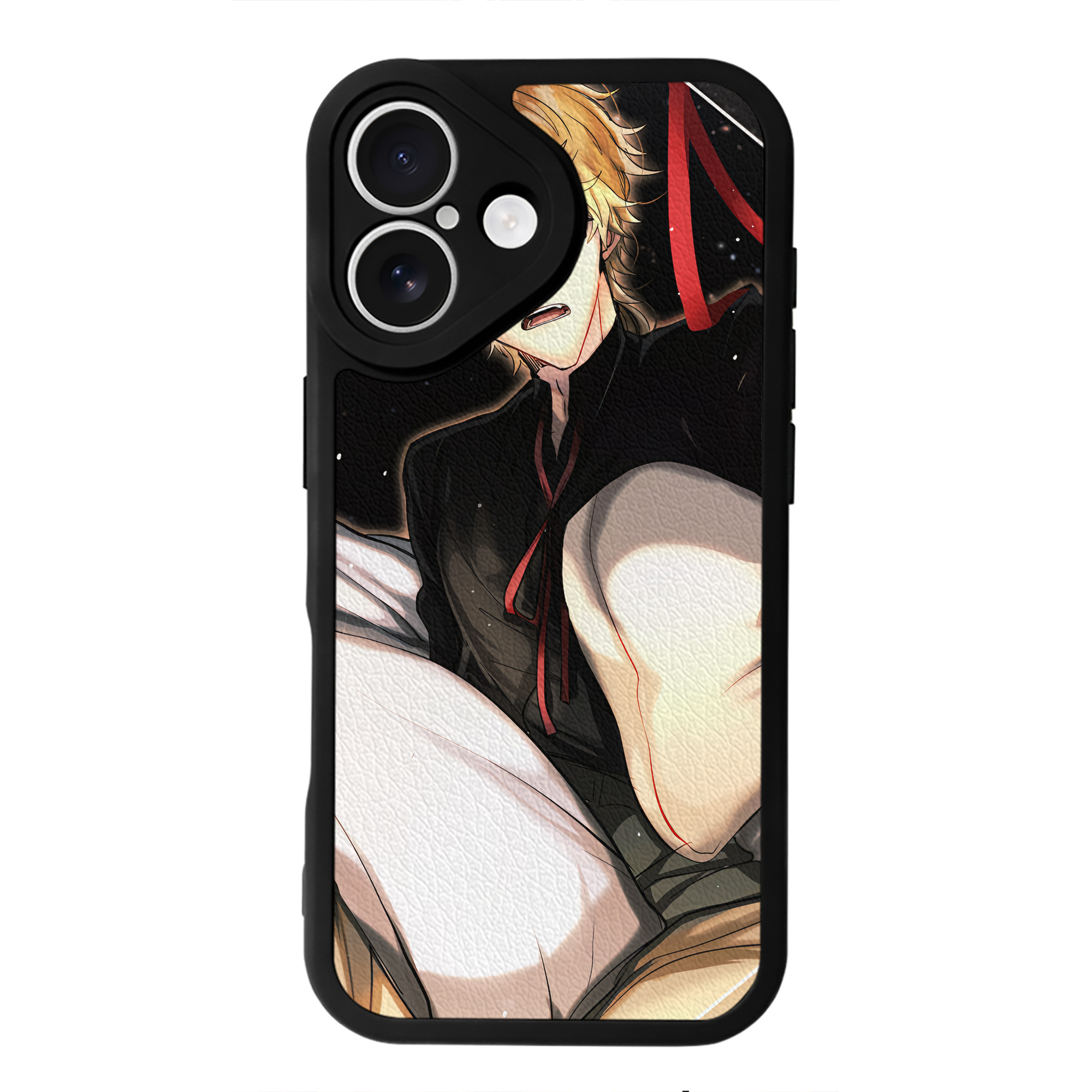 （画像用） 文豪ストレイドッグス Bungo Stray Dogs 【iPhone 16シリーズ対応】シリコンスマホケース（レザー調） 材質：シリコン